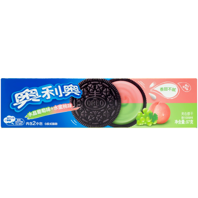 OREO Sandwich Cookies Peach and Muskat Cream 97g