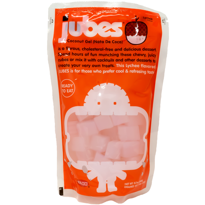 WONG COCO Jubes Nata De Coco with Coconut Water Lychee Flavor 360g