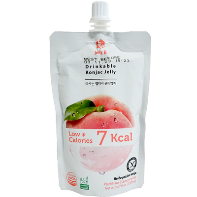 JELLY.B Drinkable Konjac Jelly Peach Flavor 150ml