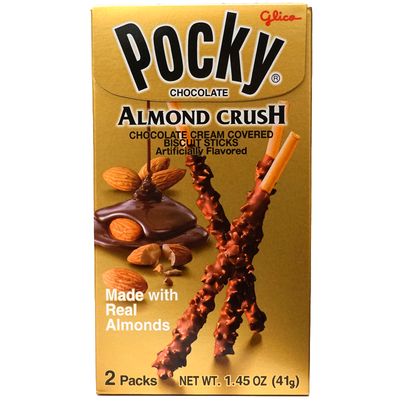 GLICO Pocky Chocolate Almond Crush Flavor 2Packs
