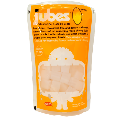 WONG COCO Jubes Nata De Coco with Coconut Water Mango Flavor 360g