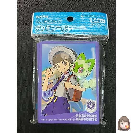 Japanese Pokemon Center - Sleeves - Florian & Sprigatitio