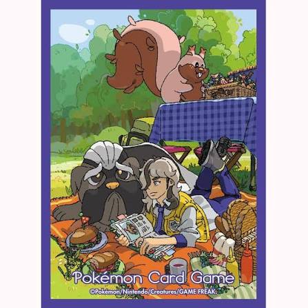 Japanese Pokemon Center - Sleeves - Arven & Mabosstiff