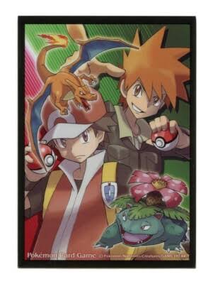 Japanese Pokemon Center - Sleeves - Red & Green