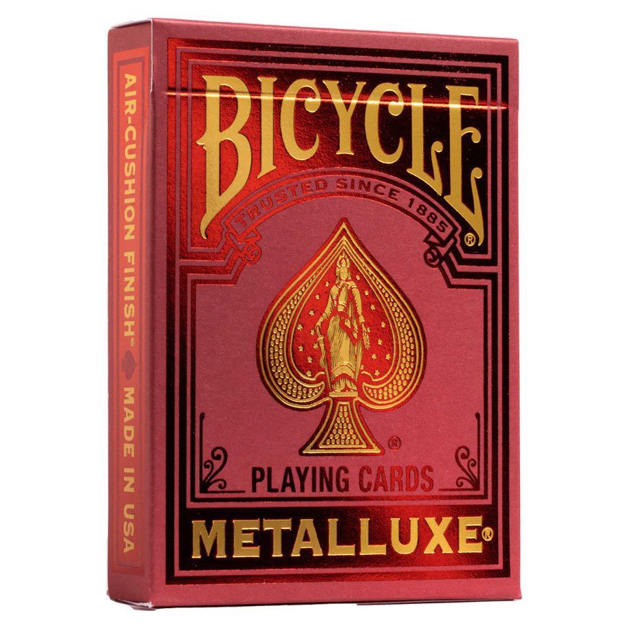 Playing Cards: Metalluxe Red
