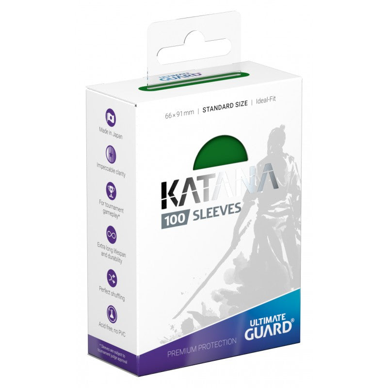Ultimate Guard - Katana Sleeves - Standard Size - Green