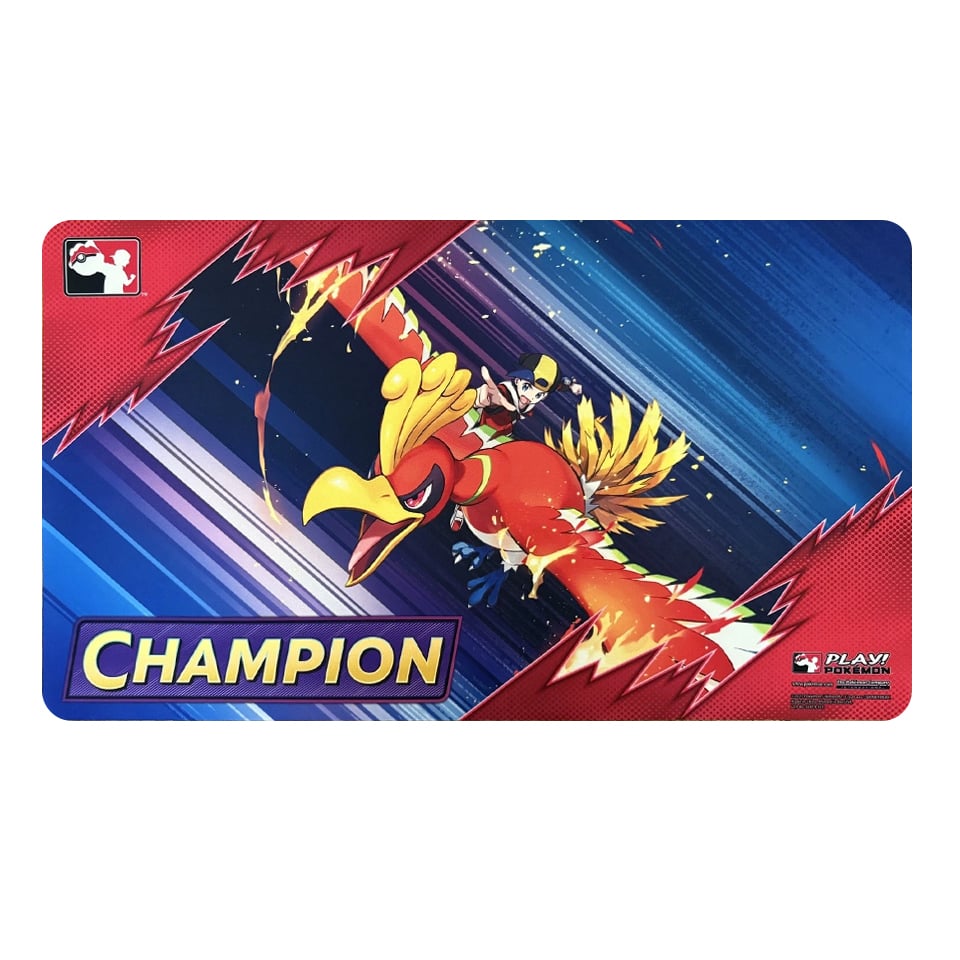 Pokemon League Champion Playmat - Ethan's Ho-Oh