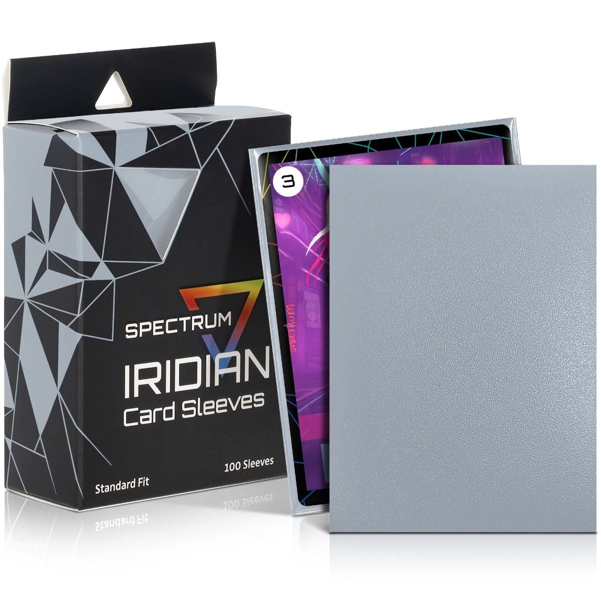 Iridian Matte Sleeves - Silver