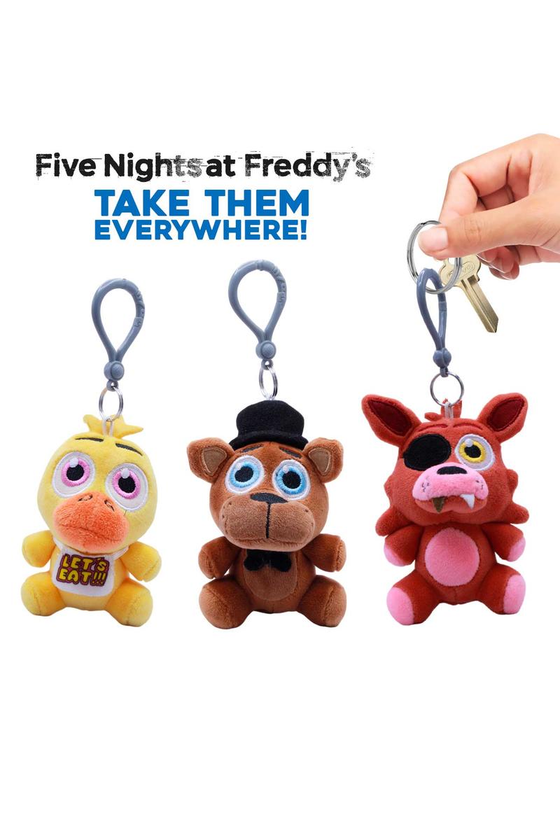Five Nights at Freddy’s 4 Inch Plush Backpack Hanger Single Blind Box