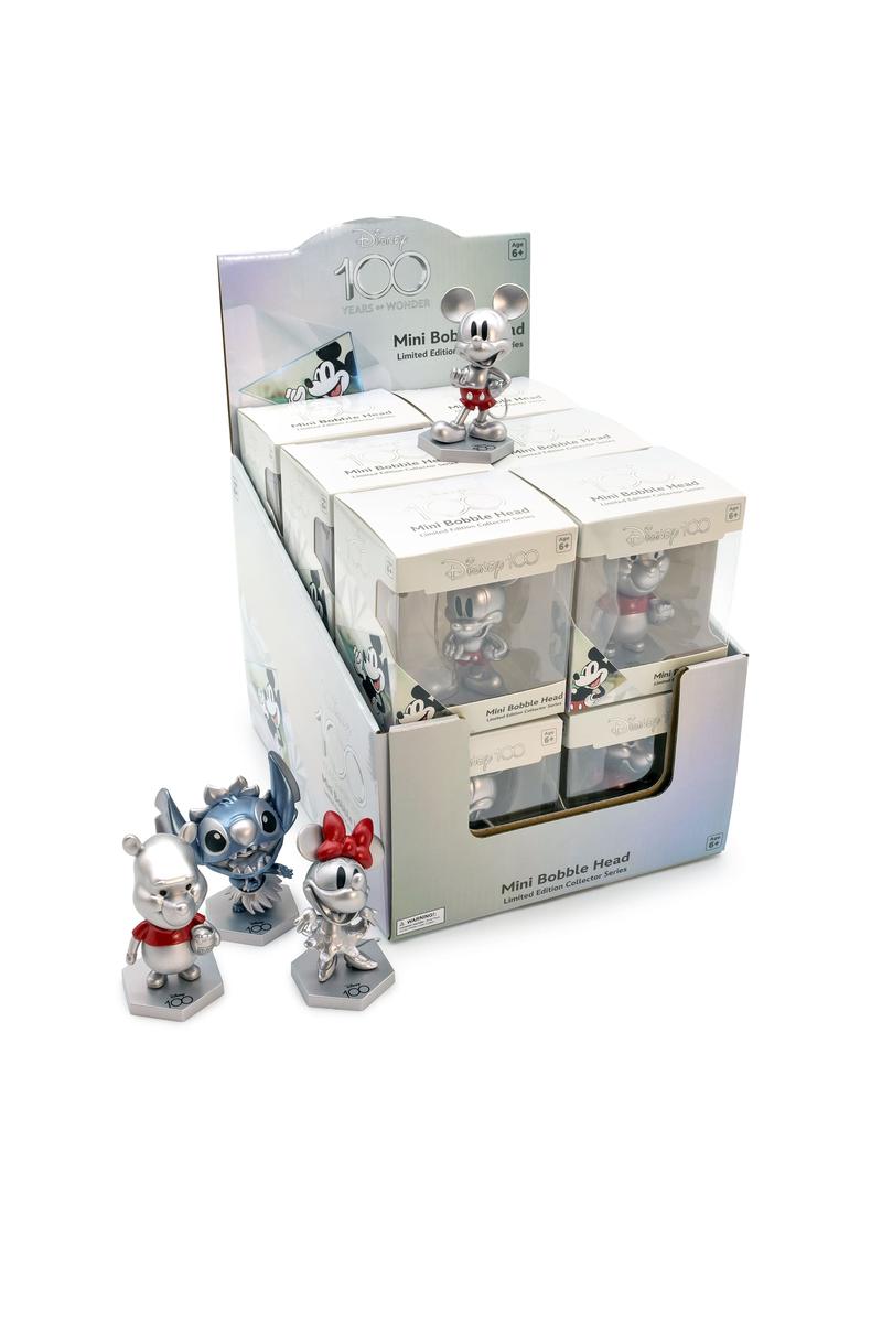 Disney 100 Mini Bobble Head Figure Window Box (Limited Edition)