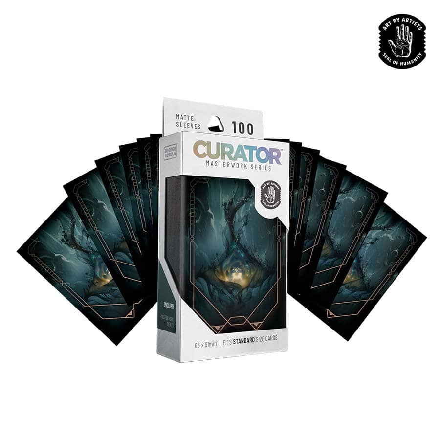 ORANGE NEBULA: CURATOR: MASTERWORK SLEEVES: SMOLDER (SERGIO CHAVES) (100CT)