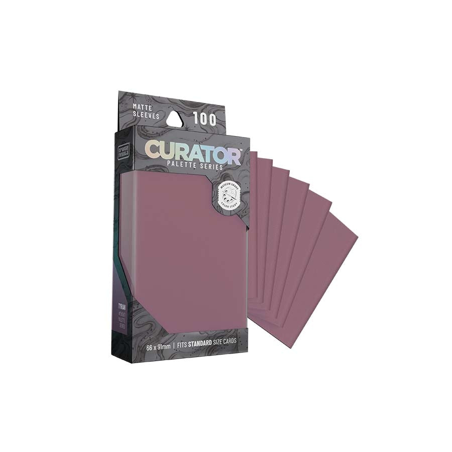 ORANGE NEBULA: CURATOR: PALETTE SLEEVES: TYRIAN (PURPLE) (100CT)