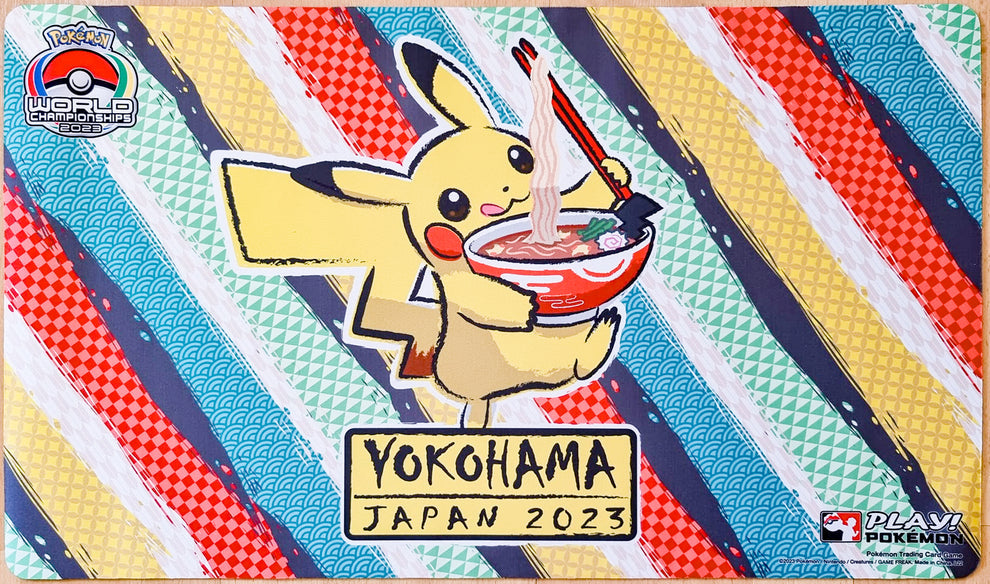Pokemon World Championships 2023 Yokohama Japan Playmat - Pikachu