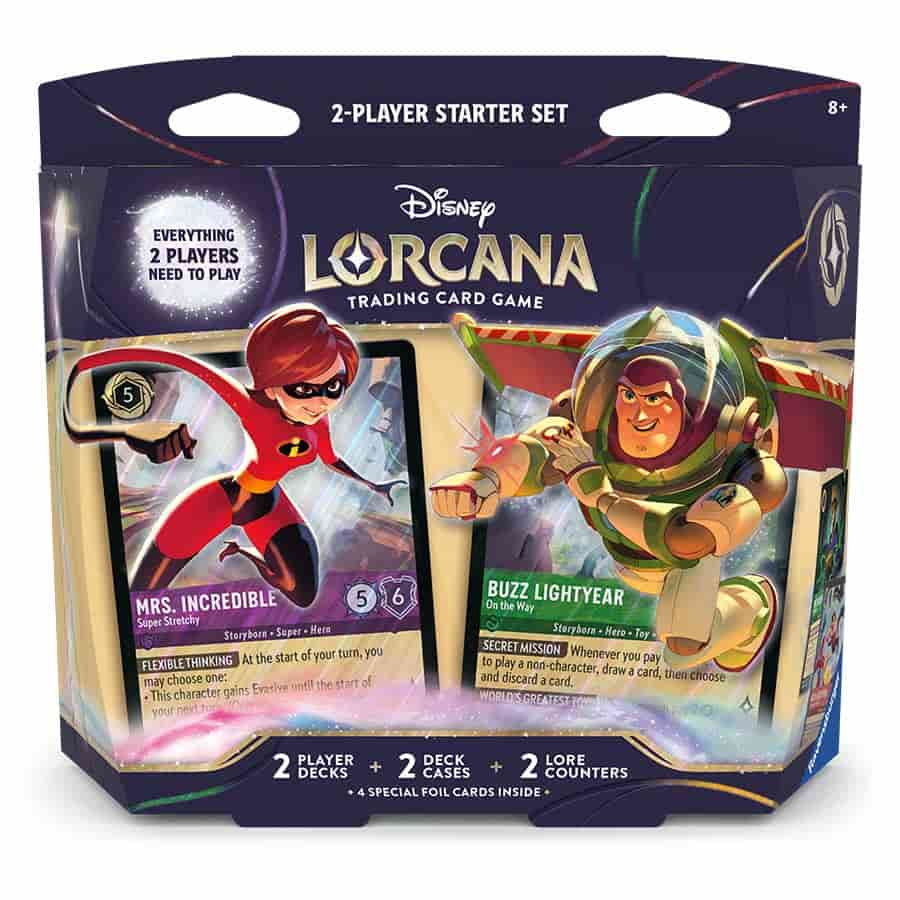 Lorcana WIlds Unknown: 2-player Deck Elastigirl/Buzz Lightyear