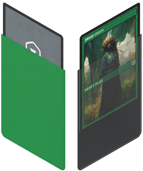 Heavy Play CURV Sleeves Standard 100 Count Druid Green
