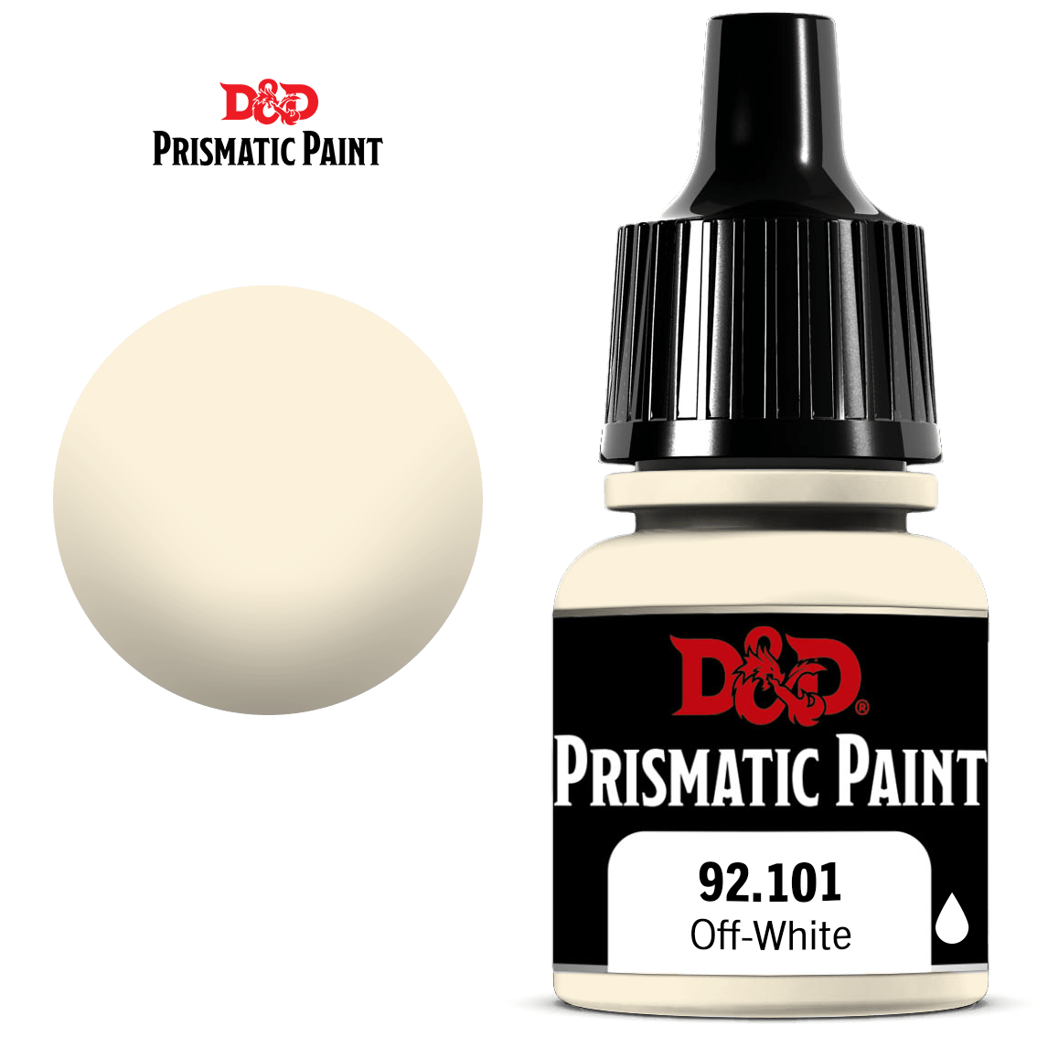 DND PRISMATIC PAINT: OFF WHITE 8ML