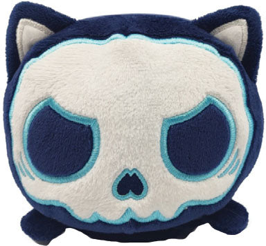 Plushie Tote: Blue Skull Cat