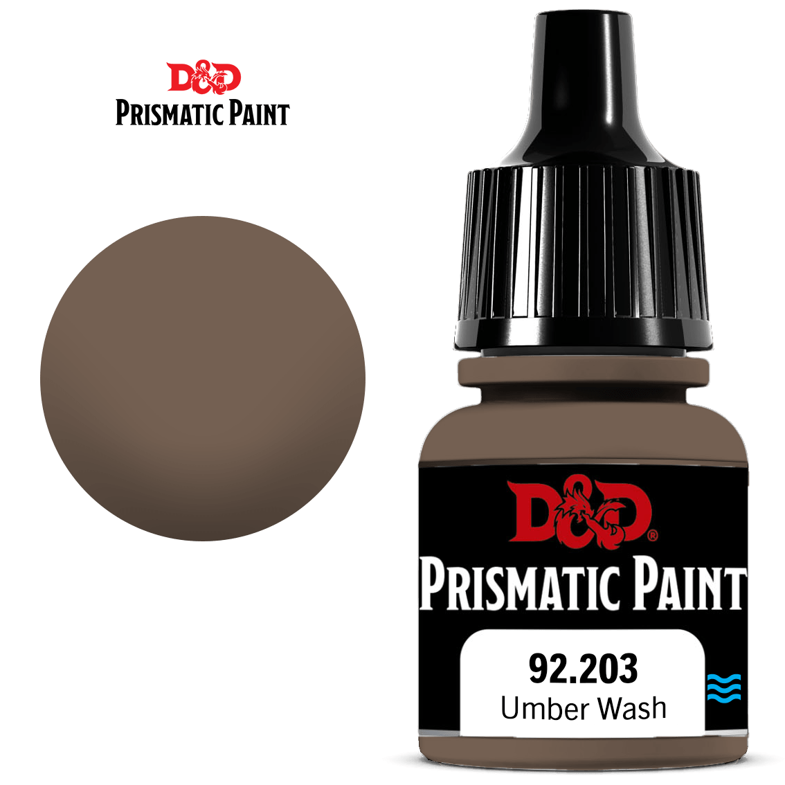 DND PRISMATIC PAINT: UMBER WASH 8ML