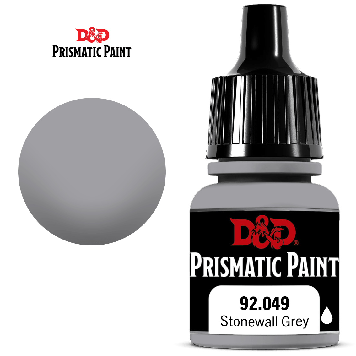 DND PRISMATIC PAINT: STONEWALL GREY 8ML