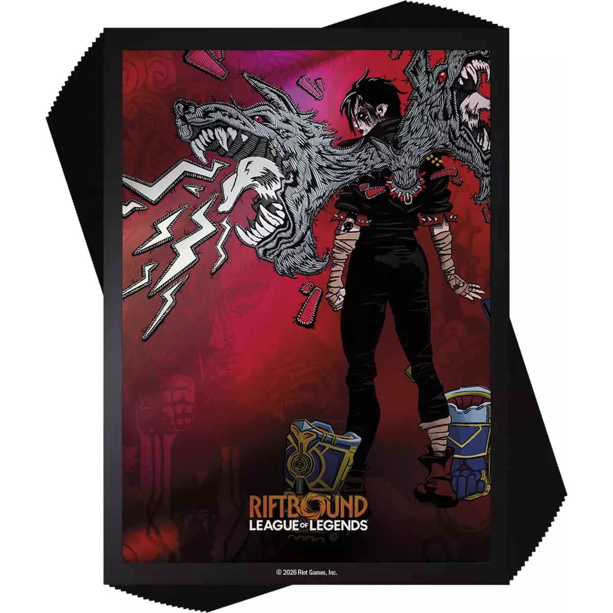 Riftbound - League of Legends TCG: Unleashed Art Sleeve 1 - Vi, Piltover Enforcer