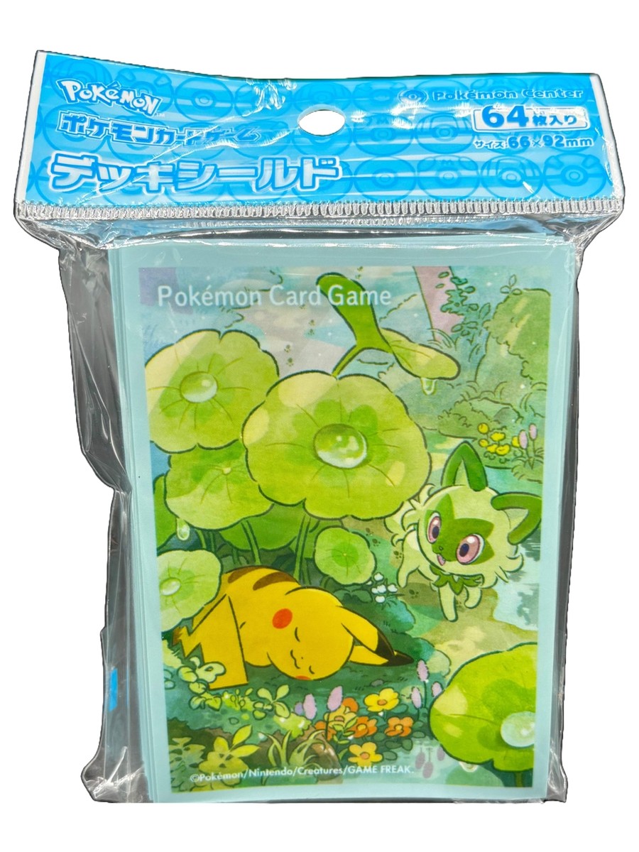 Japanese Pokemon Center - Sleeves - Pikachu & Sprigatito