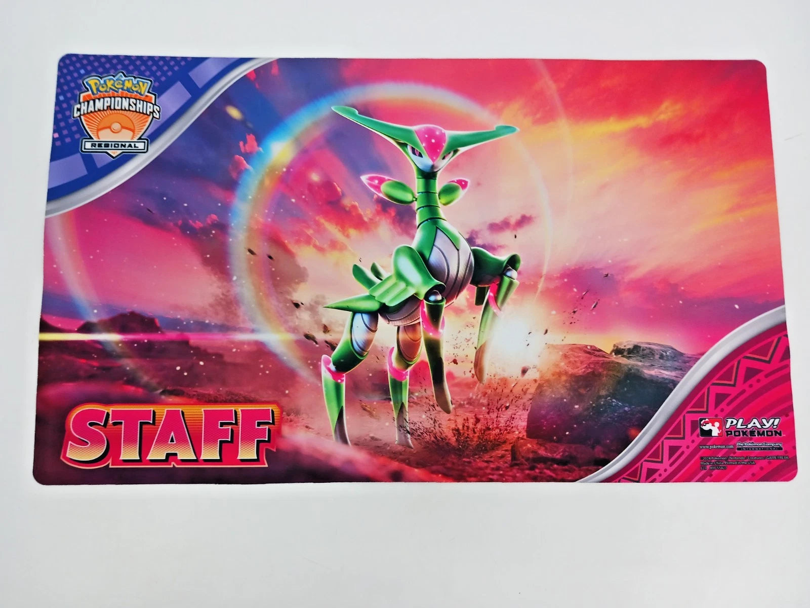 Pokemon Regional Staff Playmat - Iron Leaves