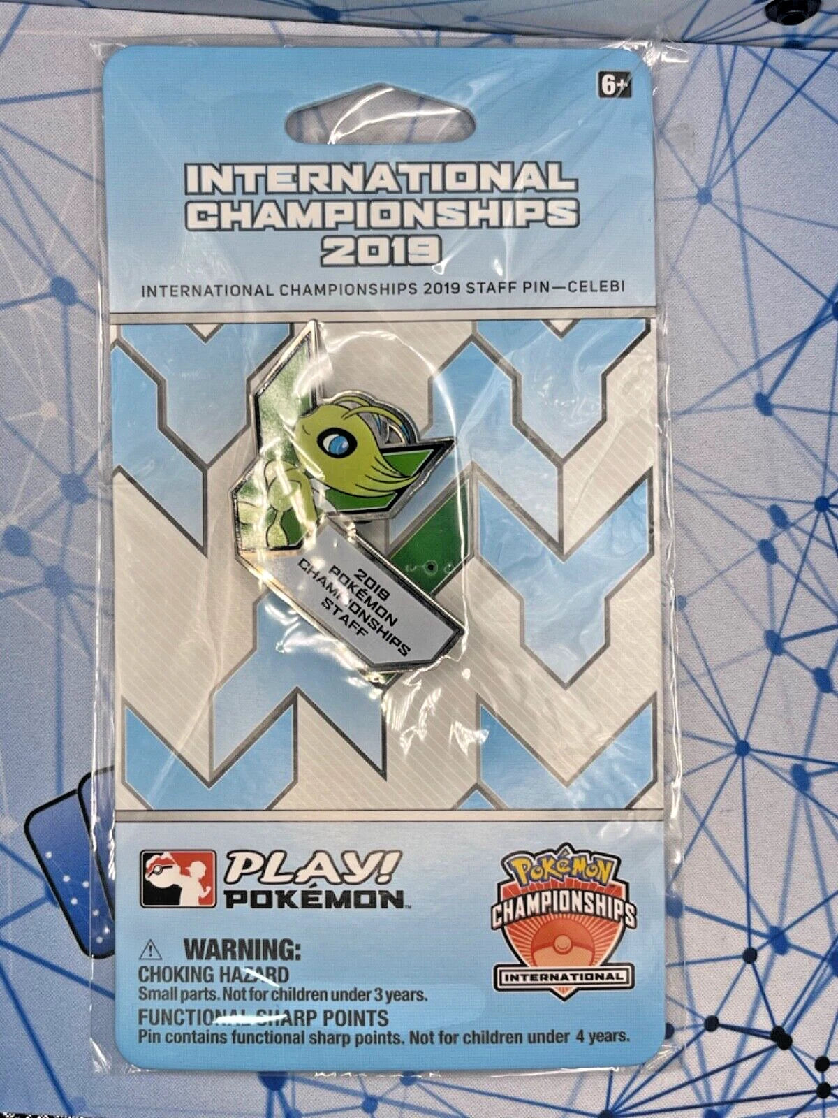 Pokemon 2019 NAIC Staff Pin - Celebi
