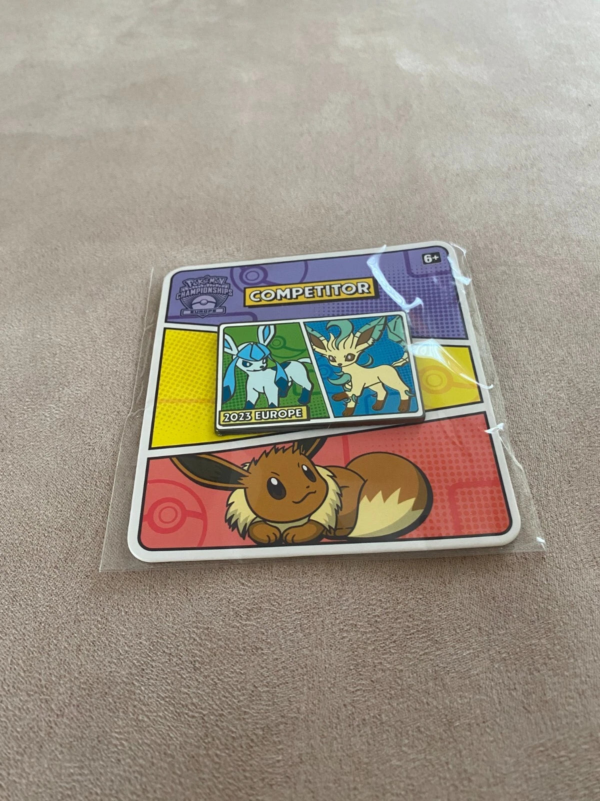 Pokemon EUIC 2023 Competitor Pin
