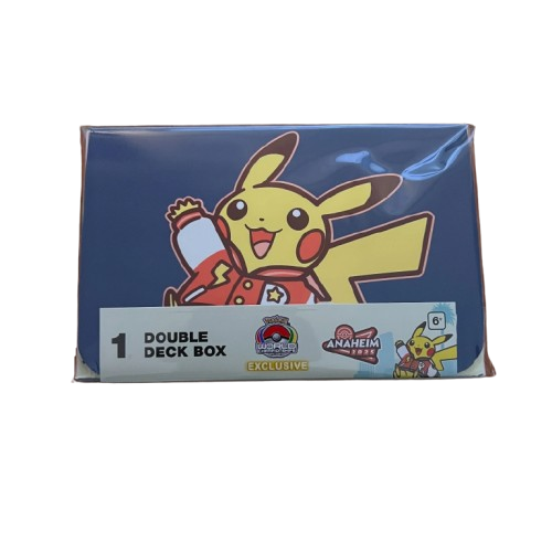 Pokemon World Championships 2025 Anaheim Exclusive Double Deck Box (Varsity Pikachu)