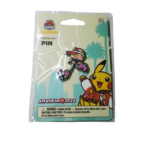 Pokemon World Championships 2025 Anaheim - Toedscool Pin