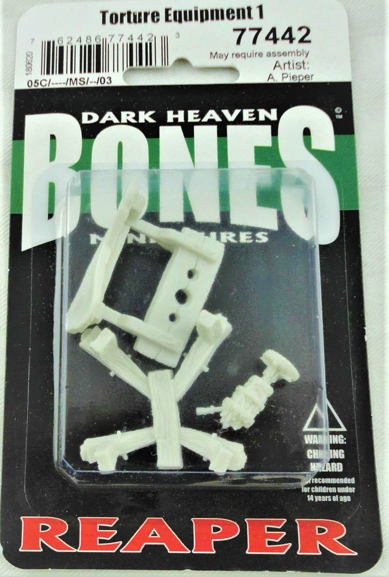 Reaper Bones Miniatures - Torture Equipment 1