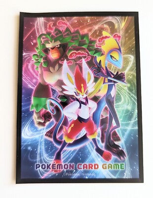 Japanese Pokemon Center - Sleeves - Rillaboom & Cinderace & Inteleon