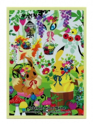 Japanese Pokemon Center - Sleeves - Pikachu & Eevee Berry Forest
