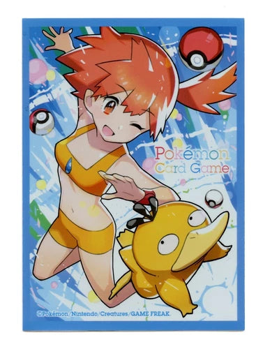 Japanese Pokemon Center - Sleeves - Misty & Psyduck 32x2 Sleeves