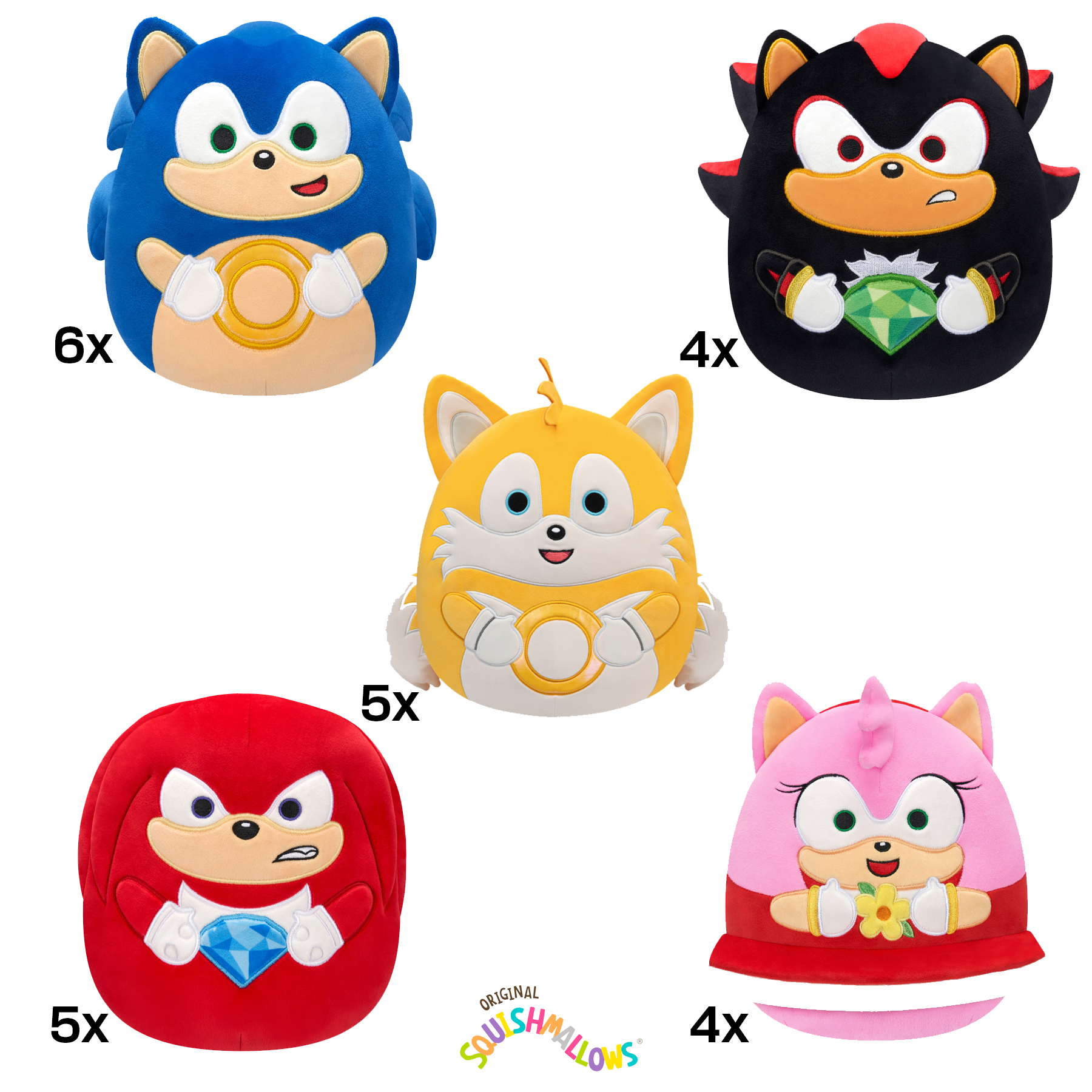 Sonic 8" - Plush Assortment 24 Pack