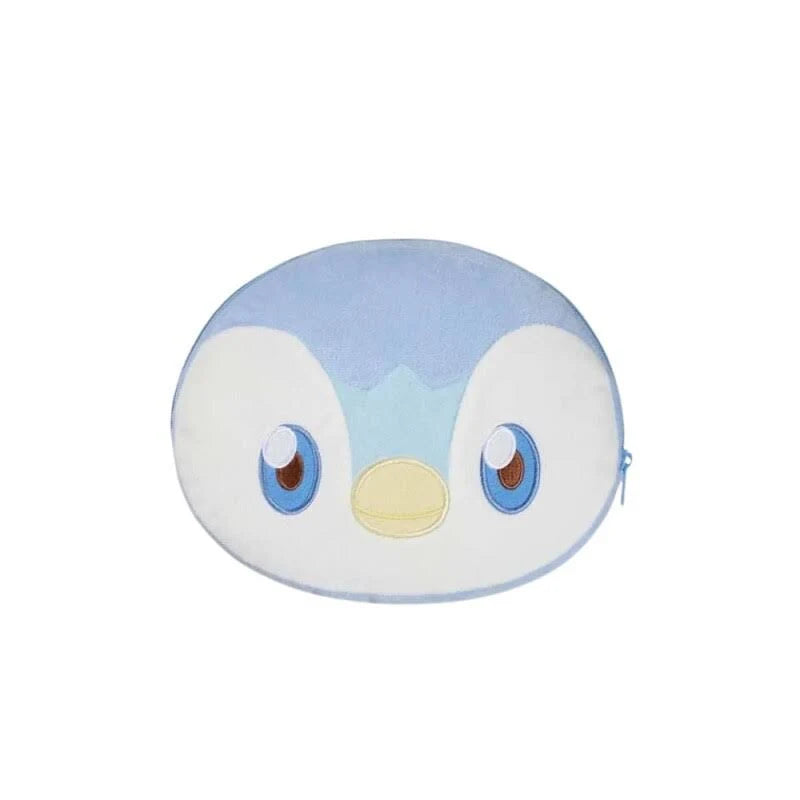 Pokemon Pokepeace Large Face-shaped Plush Pouch vol.1 - Pikachu / Piplup / Espurr