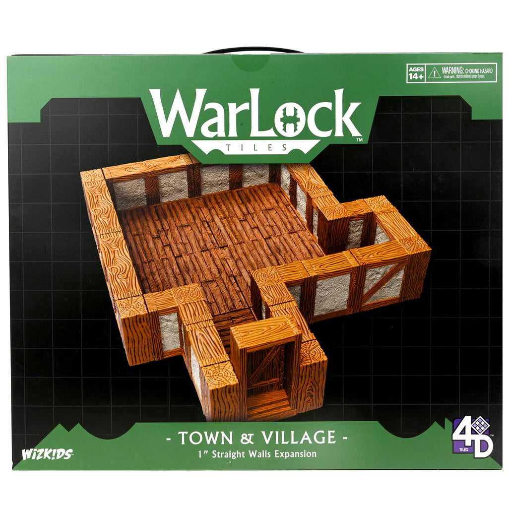 Warlock Tiles - Town & Village (1in Straight Walls Expansion)