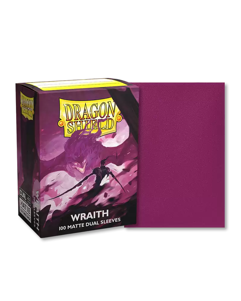 Dragon Shield Sleeves: Standard Matte Dual - Wraith 100CT