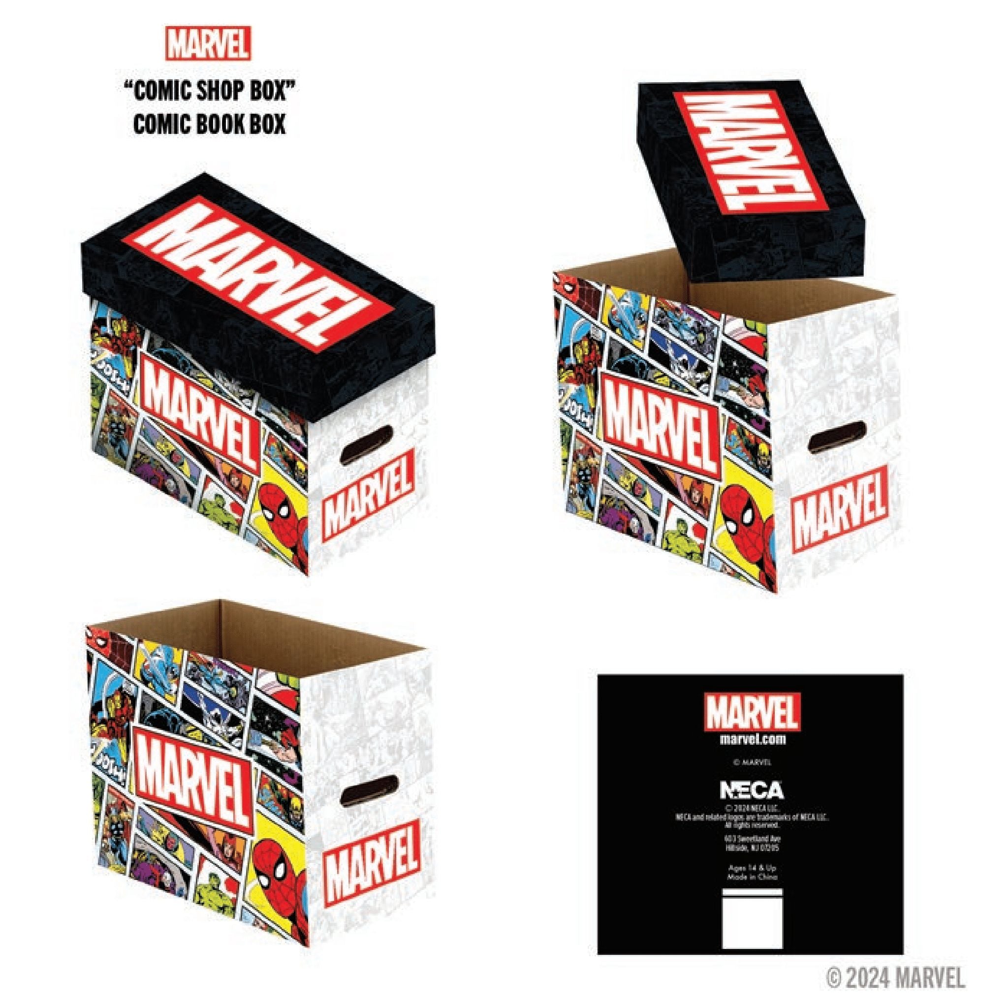 Marvel Short Comic Book Storage Box: Comic Shop Box