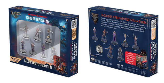 D&D Icons of the Realms: Baldur's Gate 3 - Character Boxed Set