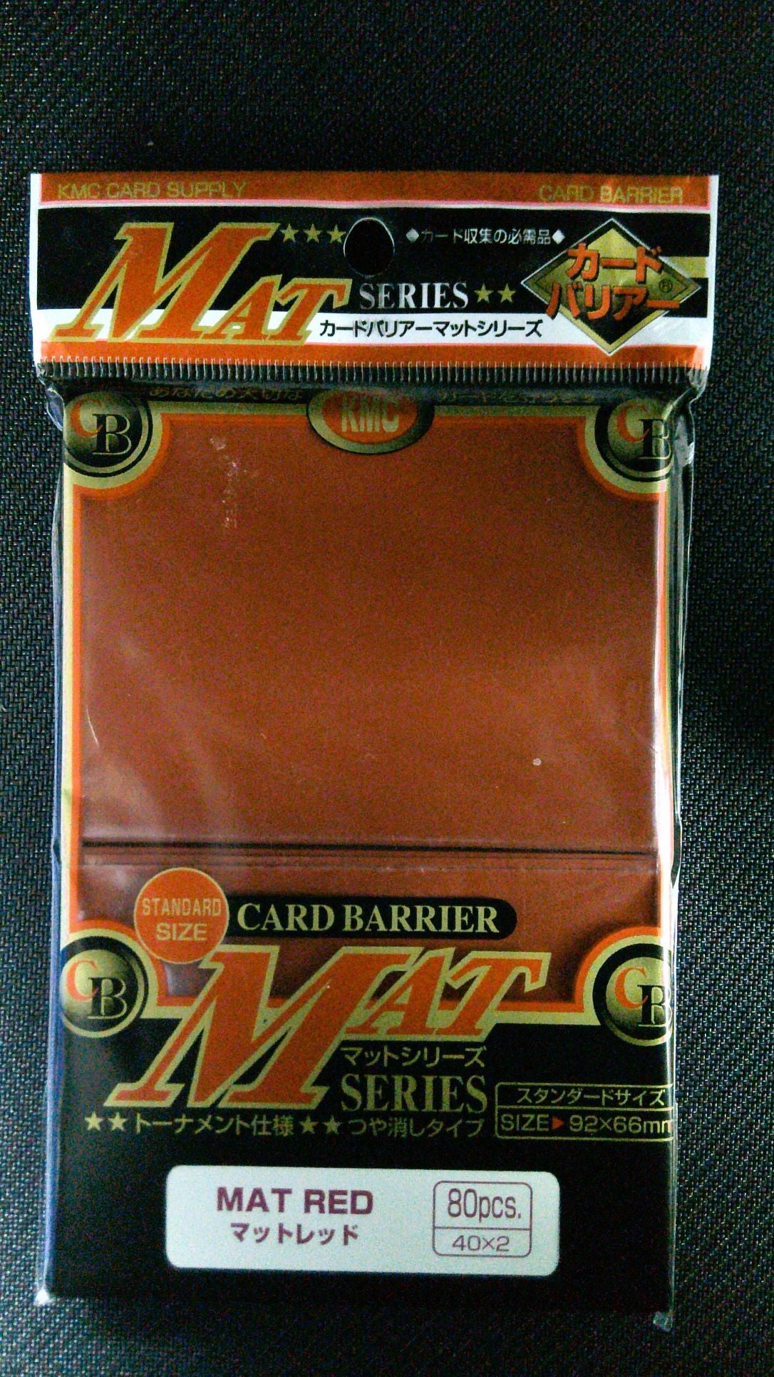 Deck Pro KMC Mat Red 80p