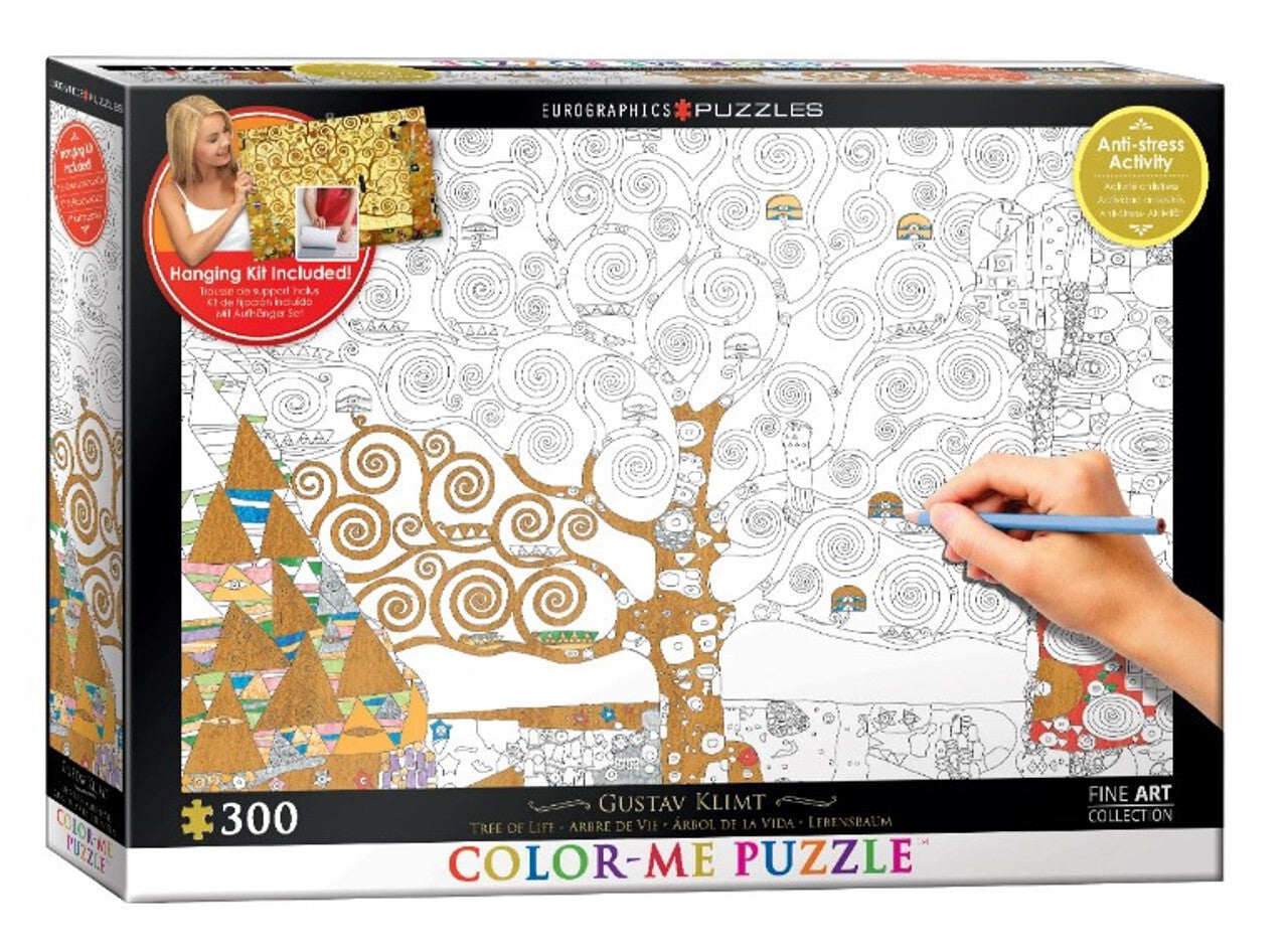 Tree of Life by Klimt 300 Pc Color Me Puzzle