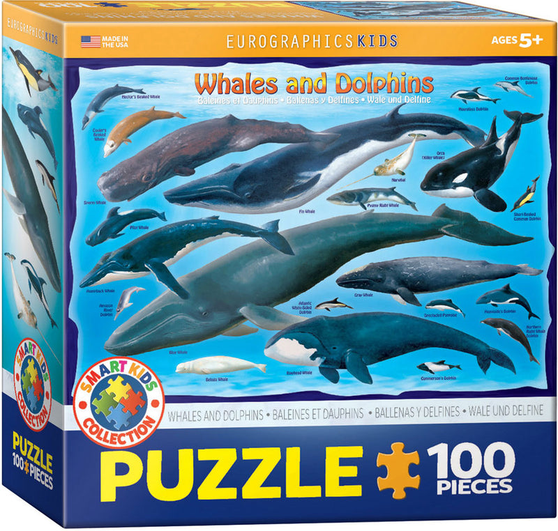 Whales & Dolphins 100 Pc Puzzle