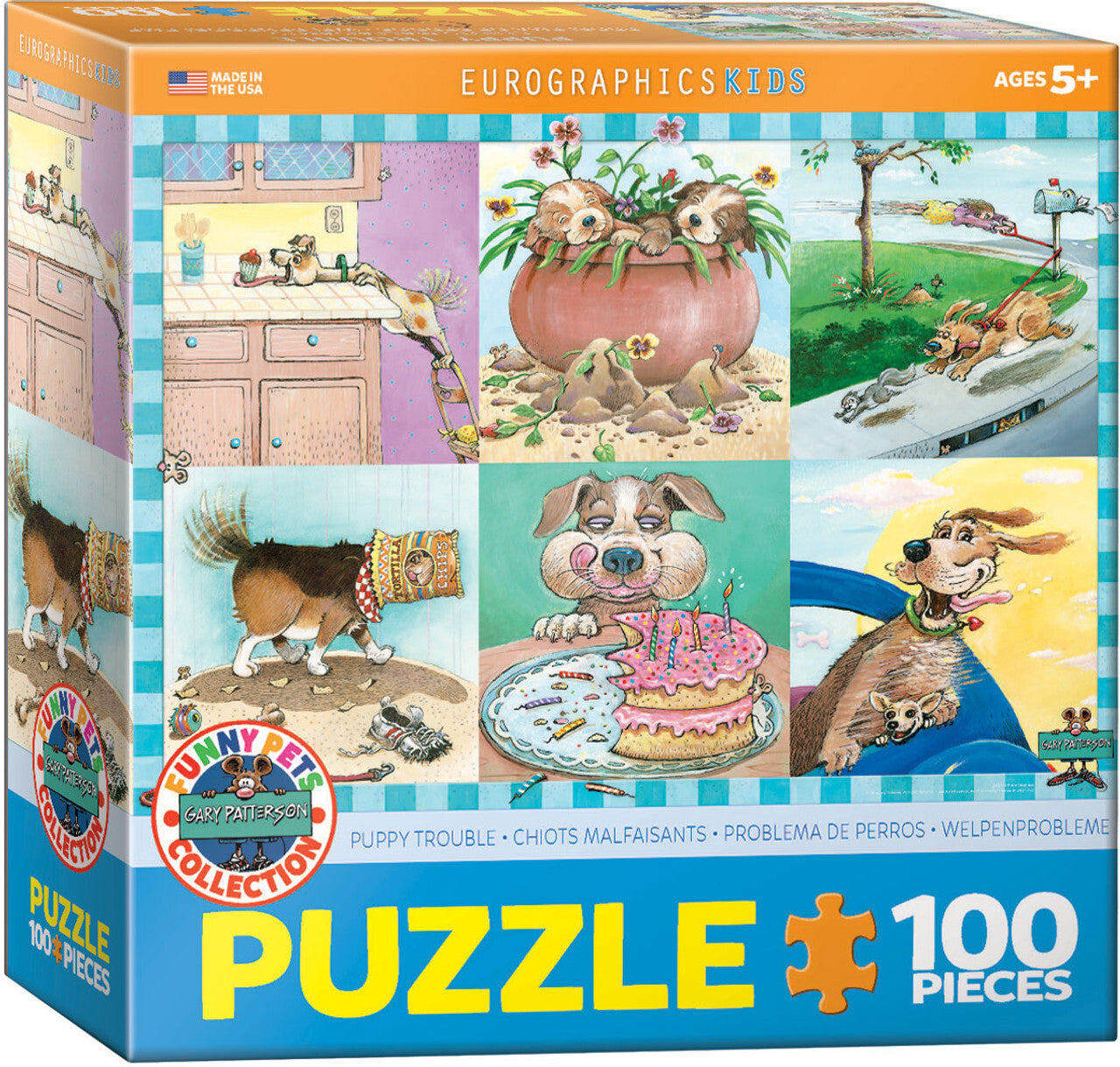 Puppy Trouble 100 Pc Puzzle
