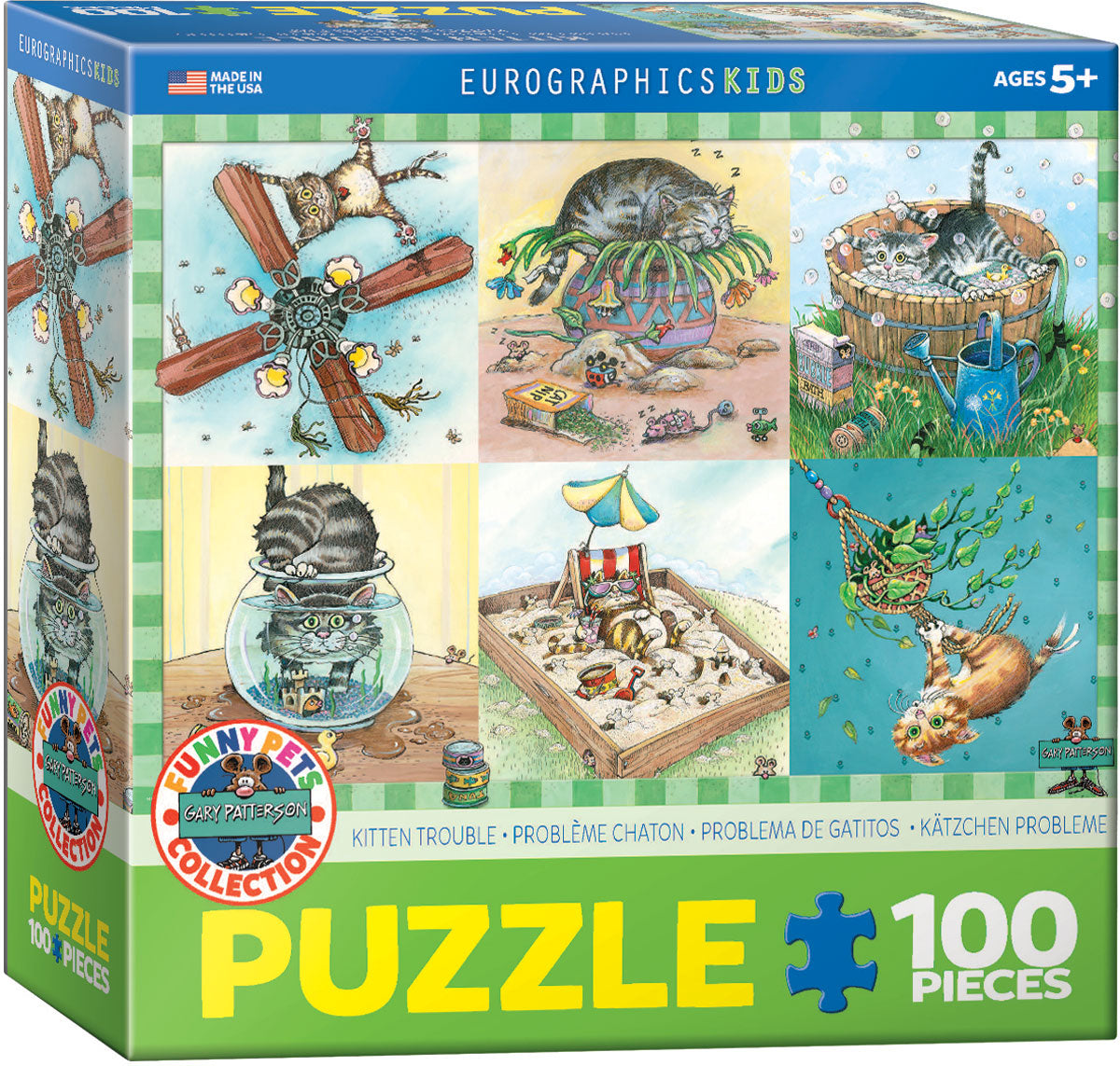 Kitten Trouble 100 Pc Puzzle