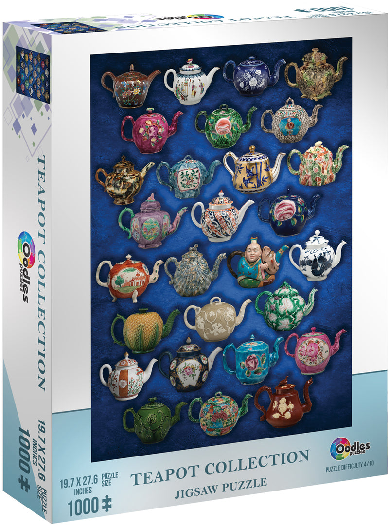 Teapot Collection 1000pc Puzzle