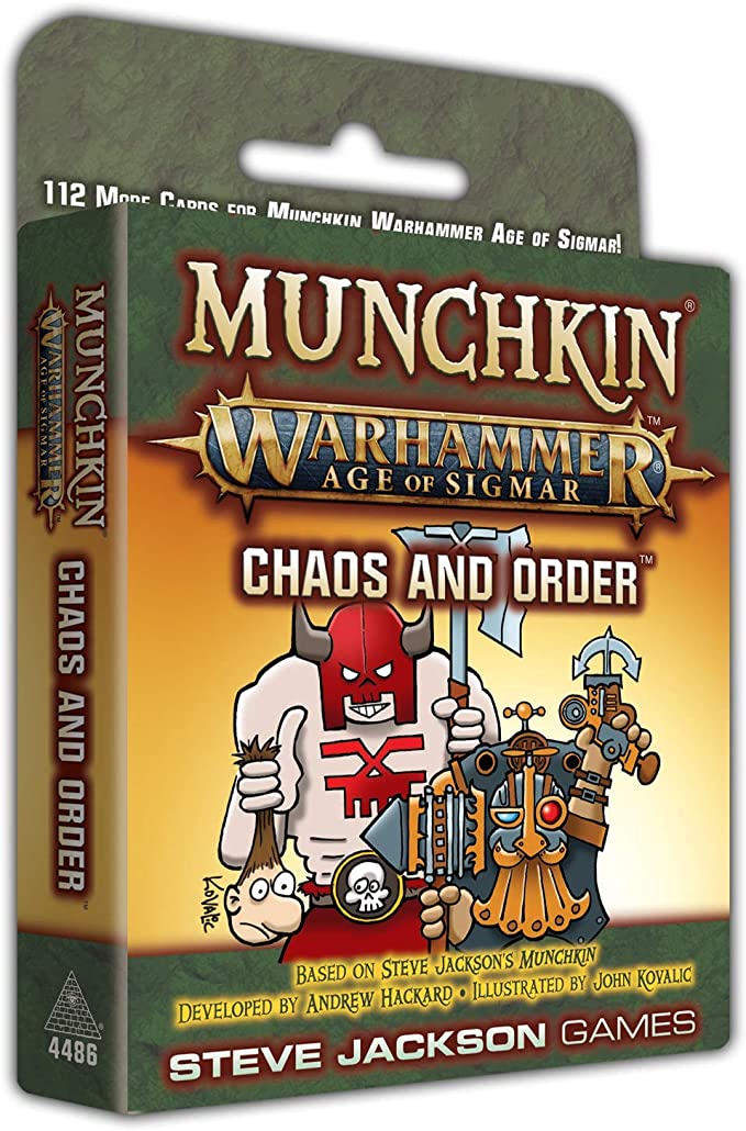 Munchkin Warhammer Age of Sigmar Chaos and Order Expansion
