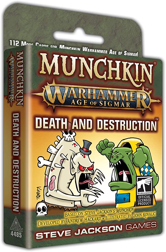 Munchkin Warhammer Age of Sigmar Death and Destruction Expansion