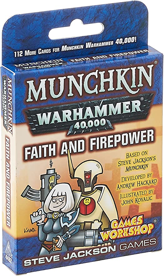 Munchkin Warhammer 40,000: Faith and Firepower Card Game Expansion
