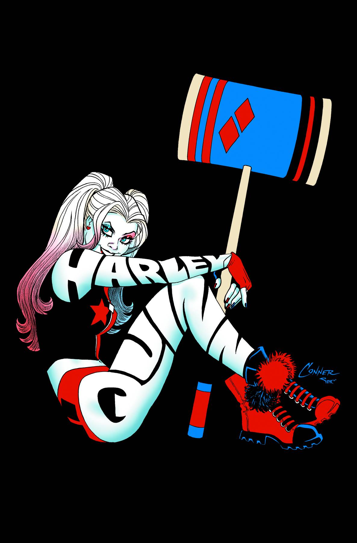 Harley Quinn HC VOL 06 Black White & Red All Over